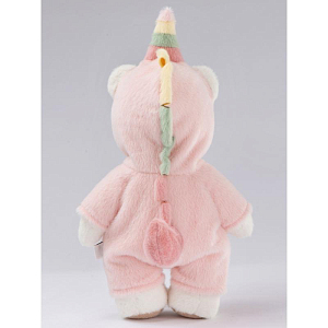 Медведь Lina TeddyTales, в костюме Единорога, белый, M, 30 см